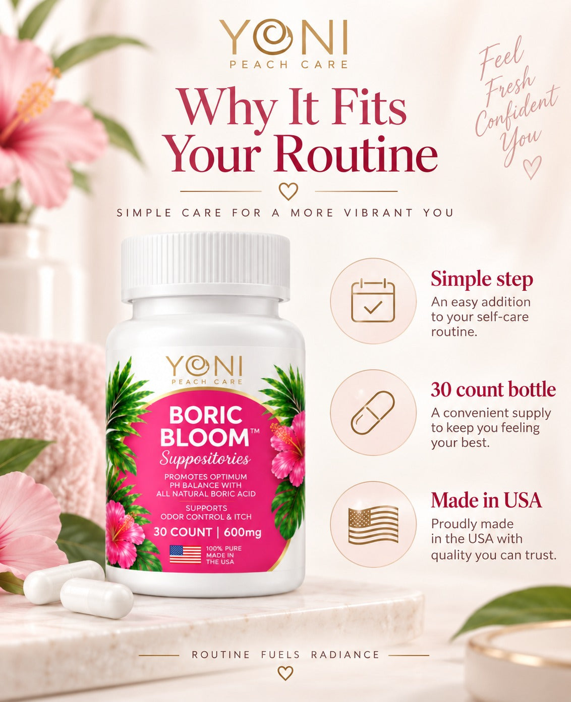 Boric Bloom Suppositories