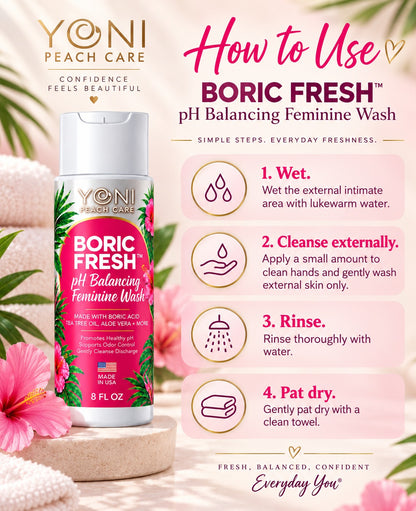 Boric Fresh pH Balancing Feminine Wash