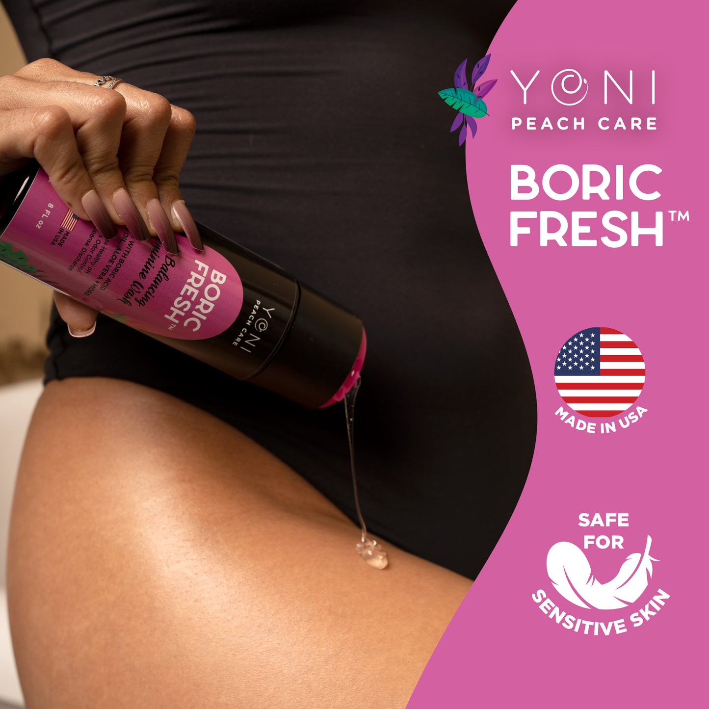 Yoni Peach Care | Boric Fresh Yoni Feminine Wash