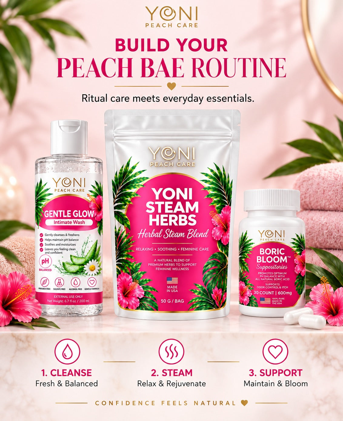 Sacred Feminine Herbal Blend with compatible Rejuvenating V-Pot