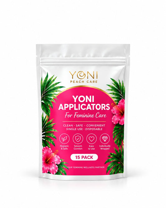 Yoni Peach Care disposable suppository applicators 30-pack and 15-pack