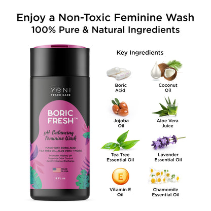 Yoni Peach Care | Boric Fresh Yoni Feminine Wash