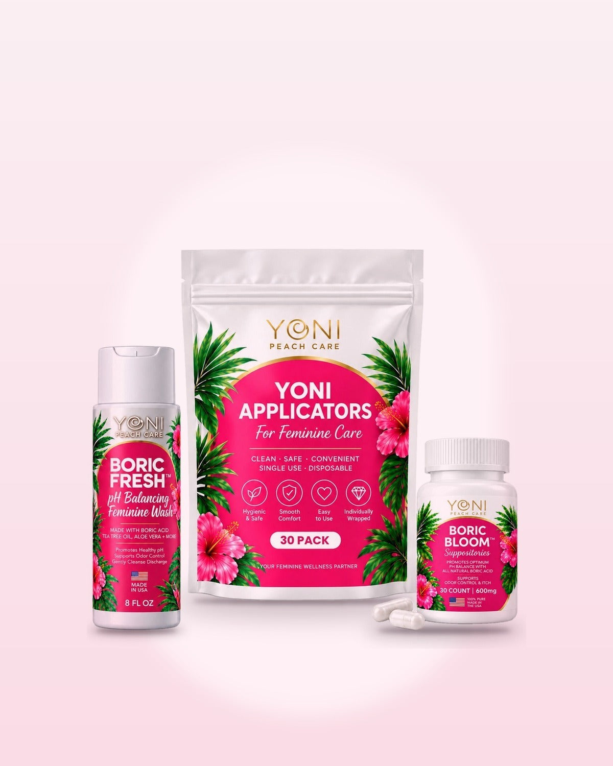 Fresh Balance Kit on a soft blush background