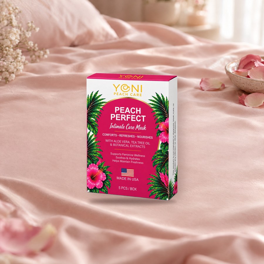 How to use Peach Perfect sheet mask, step 2: Unfold & place